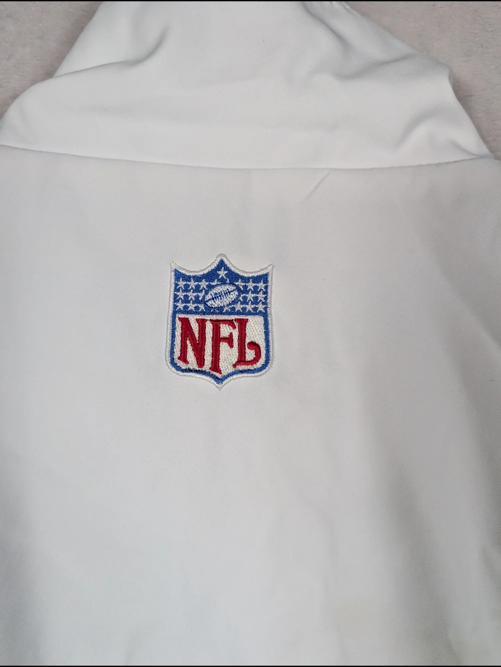 Reebok NFL Dallas Cowboys Sweatshirt Full Zip Jacket Mens Size Large White